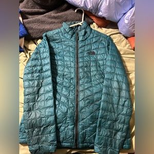 blue, north face windbreaker